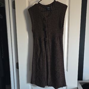 It's Our Time Chocolate Knit Mini Dress